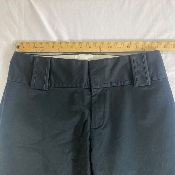 Banana Repulic 6 stretch pants black combed cotton flair cropped - Picture 6 of 6